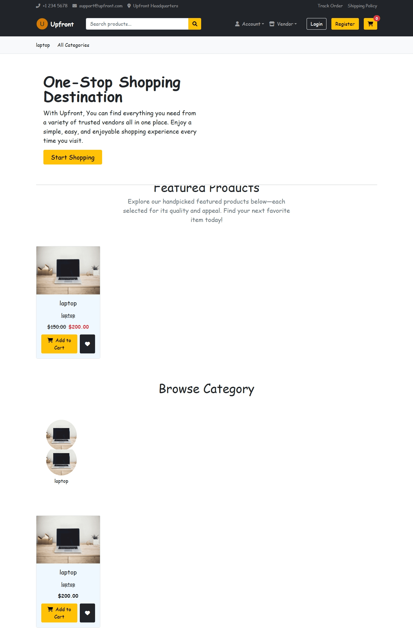 Upfront